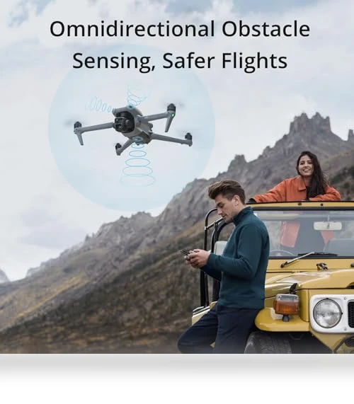 Air 3 Fly More Combo Drone with 4K Camera, Dual Cameras, Extended Flight Time — Drones & UAV Technology, DJI
