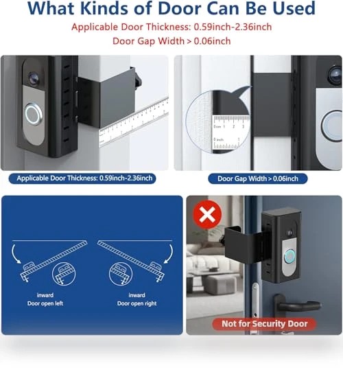 Anti-Theft Video Doorbell Mount for Ring/Blink Doorbells — Kits, KIMILAR