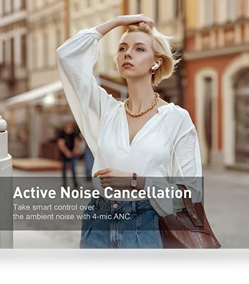 Bluetooth Noise Cancelling Wireless Earbuds — In-Ear Headphones, XTREMTEC