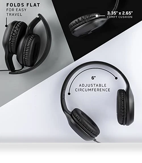 Classroom Headphones Bulk 10-Pack — In-Ear Headphones, Sonitum