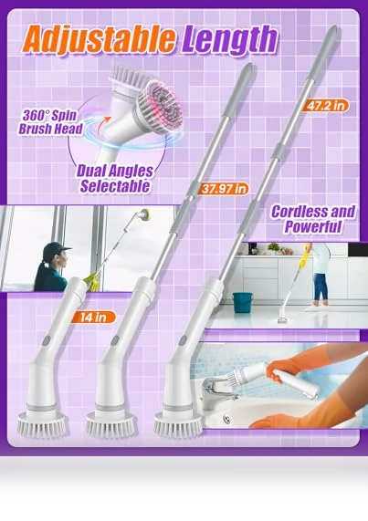 Electric Spin Scrubber — Brushes, NBONEBS