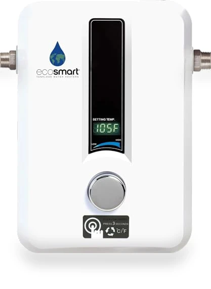 Electric Tankless Water Heater with Self Modulating Technology — Compact Dishwashers, EcoSmart