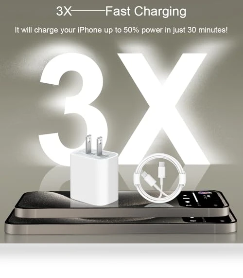 Fast Charging Wall Charger with Cable — Wall Chargers, Coreykin