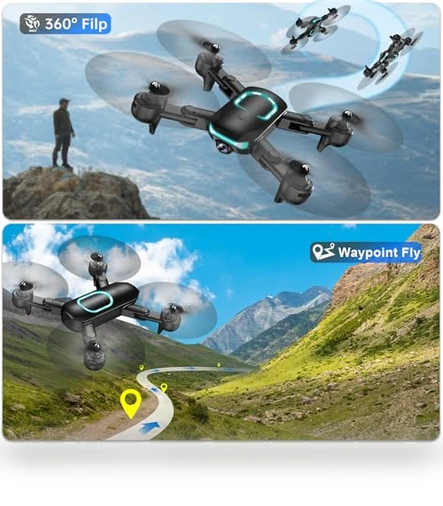 Foldable Drone with 1080P Camera for Beginners — Drones, REDRIE