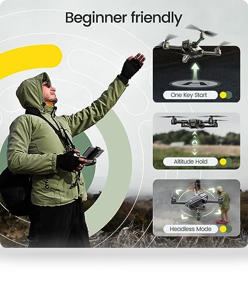 Foldable FPV Drone with 1080P WiFi Camera — Drones & UAV Technology, Holy Stone