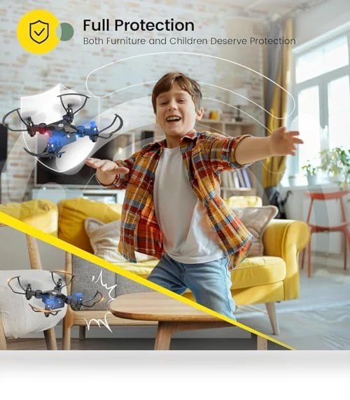 Foldable Mini Drone for Kids Beginners with Altitude Hold and 3D Flips — Flying Toys, Holy Stone