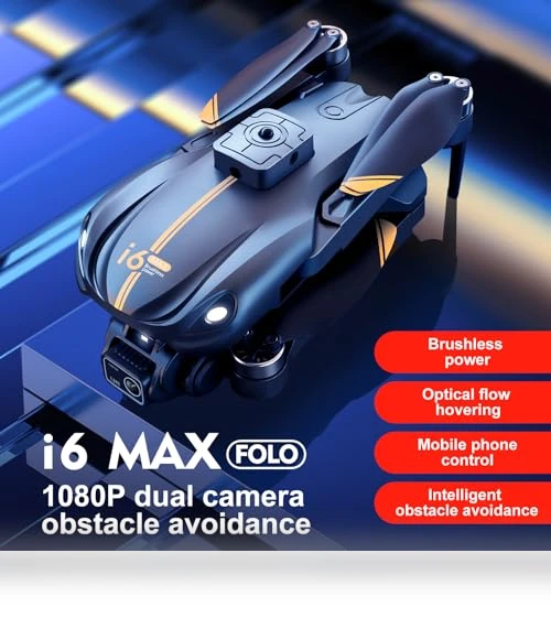 FPV Camera Drone with 1080P HD, Night Vision, Obstacle Avoidance — Drones, OKYUK