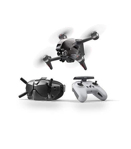 FPV Drone Combo with Remote Controller and Goggles (Renewed) — Drones, DJI