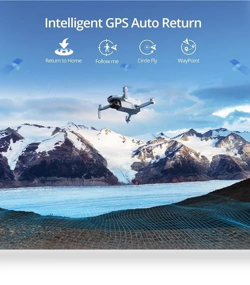 GPS Drone with 4K EIS Camera, Under 249g, 93 Mins Flight, 4KM FPV Transmission — Drones, Potensic