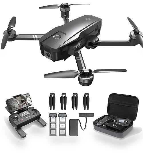 GPS Drone with Camera 4K UHD, 52 Minutes Flight Time, Foldable Quadcopter — Drones, Holy Stone