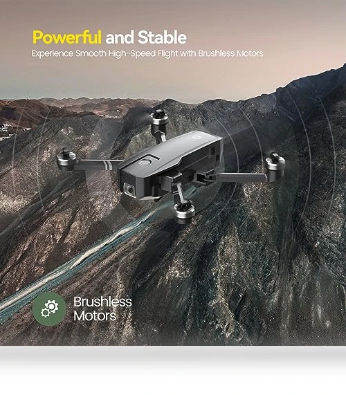 GPS Drone with Camera 4K UHD, 52 Minutes Flight Time, Foldable Quadcopter — Drones, Holy Stone