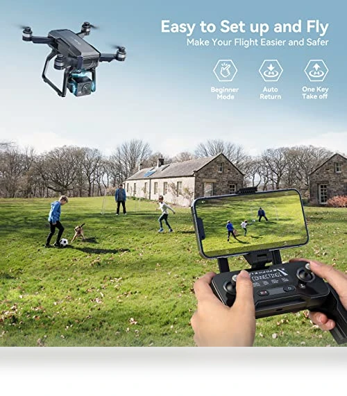 GPS Drones with Camera 4K, 3-Axis Gimbal, 75Mins Flight Time — Drones, Bwine
