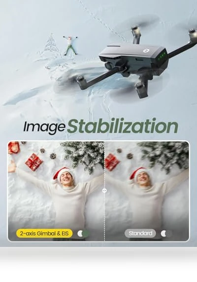 GPS Drones with Camera for Adults 4K, 2-Axis Gimbal, Smart Return Home — Drones, Holy Stone