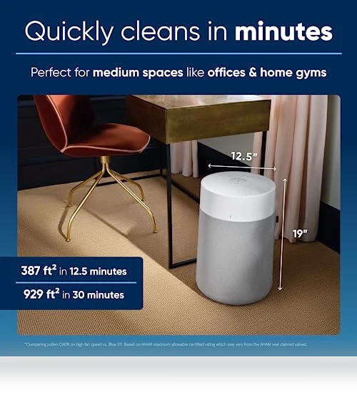 HEPASilent Smart Air Purifier for Medium Rooms - Blue Pure 311i Max — Electrostatic Air Purifiers, BLUEAIR