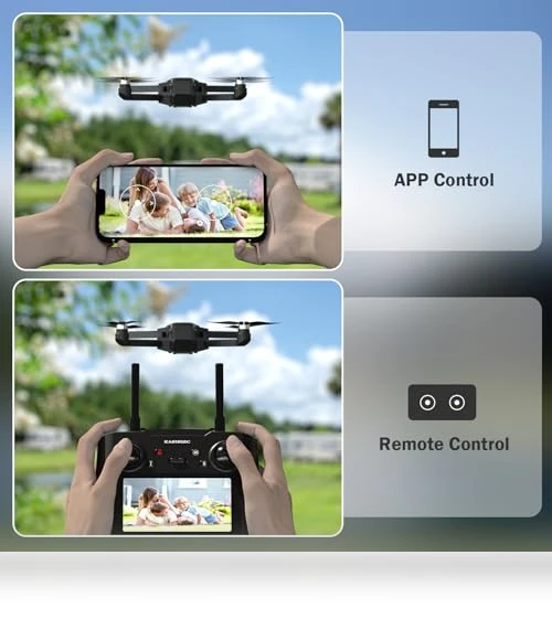 K600 GPS Drone with Camera, 4.5 Inch LCD Screen, 32G SD Card, Auto Return, Follow Me — Drones, KARUISRC