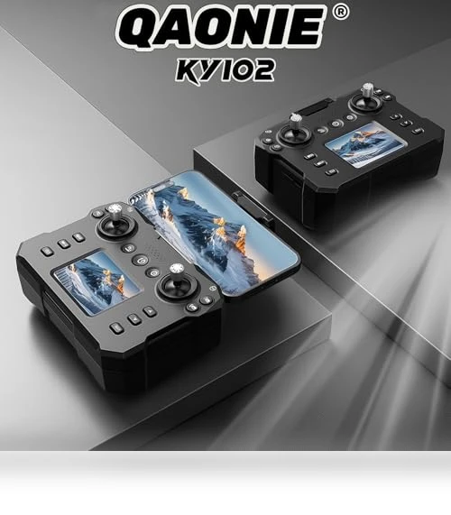 KY102 Drone with Screen Controller, 4K Camera, Obstacle Avoidance — Drones, QAONIE