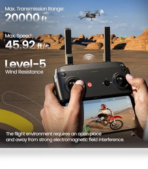 Lightweight GPS Drones with Camera 4K, 3 Axis Brushless Gimbal, Visual Tracking — Drones, Holy Stone