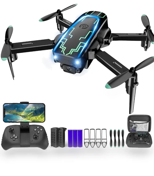 Mini Drone with Camera, 1080P HD Foldable Drone with Gravity Control — Drones