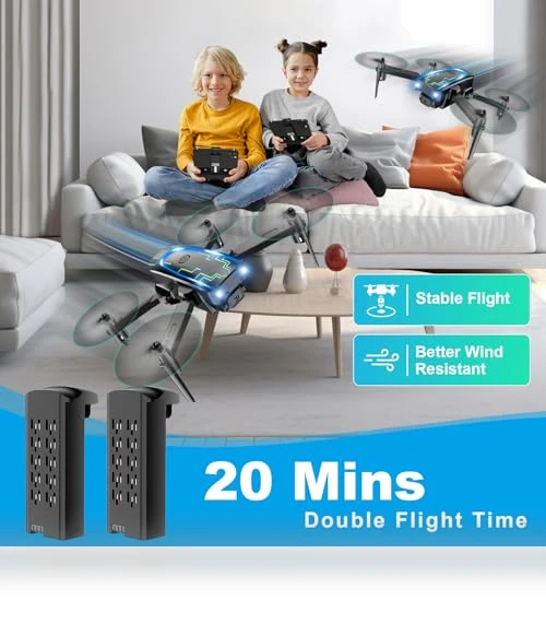 Mini Drone with Camera, 1080P HD Foldable Drone with Gravity Control — Drones