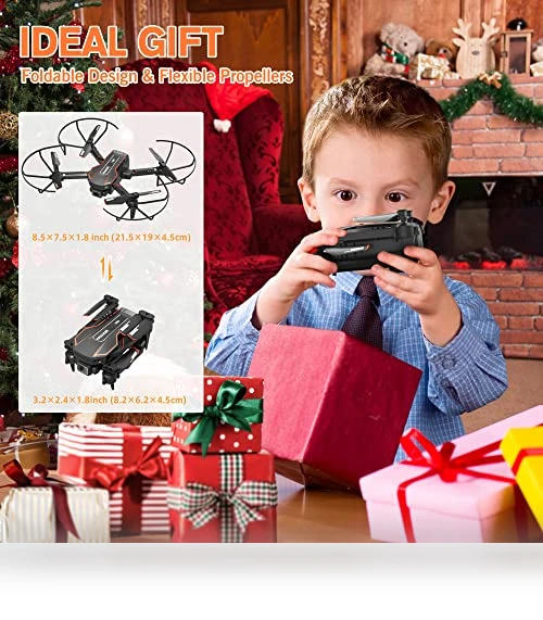 Mini Drone with Camera for Kids, Remote Control Helicopter Toy — Drones, AVIALOGIC