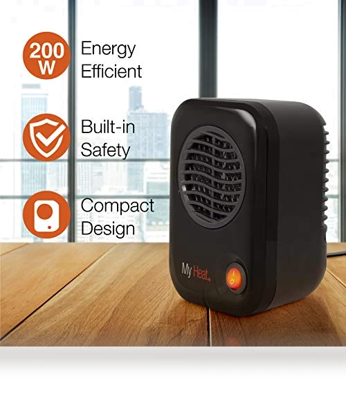 Personal Mini Space Heater with Single Speed, 200W, 6 Inches — Portable Heating Solutions, Lasko