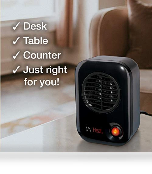 Personal Mini Space Heater with Single Speed, 200W, 6 Inches — Portable Heating Solutions, Lasko