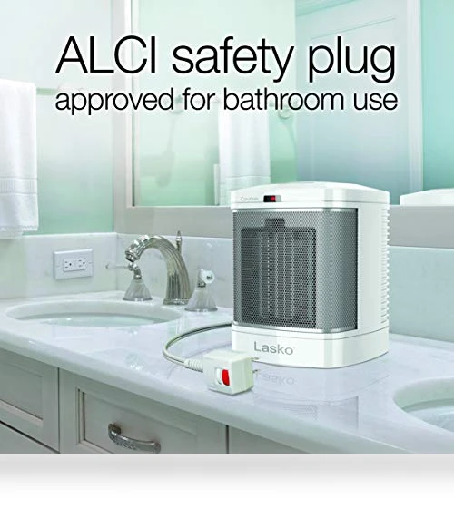 Portable Ceramic Space Heater for Bathroom and Indoor Home Use — Portable Heating Solutions, Lasko