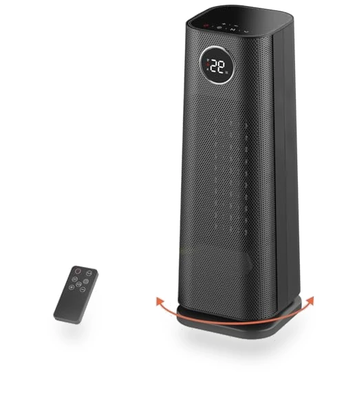 Portable Ceramic Space Heater with Oscillation and Remote — Portable Heating Solutions, Sunnote
