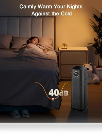 Portable Ceramic Space Heater with Oscillation and Remote — Portable Heating Solutions, Sunnote