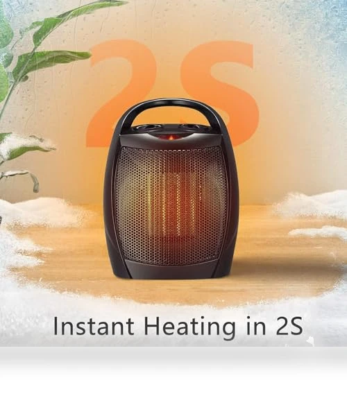 Portable Ceramic Space Heater with Thermostat, 750W/1500W — Portable Heating Solutions, Antarctic Star