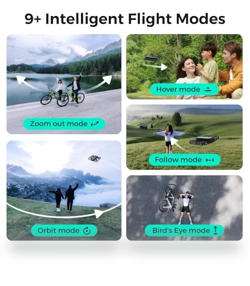 Self-Flying Camera Drone with Follow Me Mode, 2.7K HDR Video, Foldable Design — Drones & UAV Technology, HOVERAir