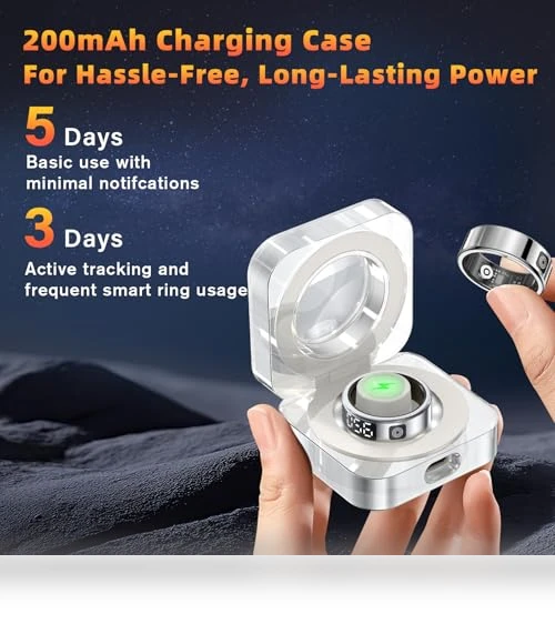 Smart Health Ring with LED Display — Smart Rings, Gwenland