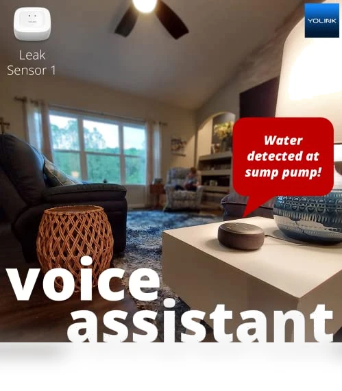 Smart Home Starter Kit with Hub & Water Leak Sensors — Water Leak Detection Systems, YoSmart