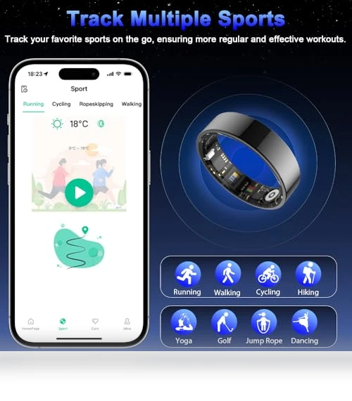 Smart Ring Health Tracker — Smart Rings, Evelame