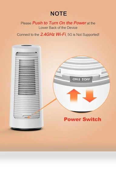 Smart Space Heater with App & Voice Control, 1500W Fast Heating — Portable Heating Solutions, CLEVAST