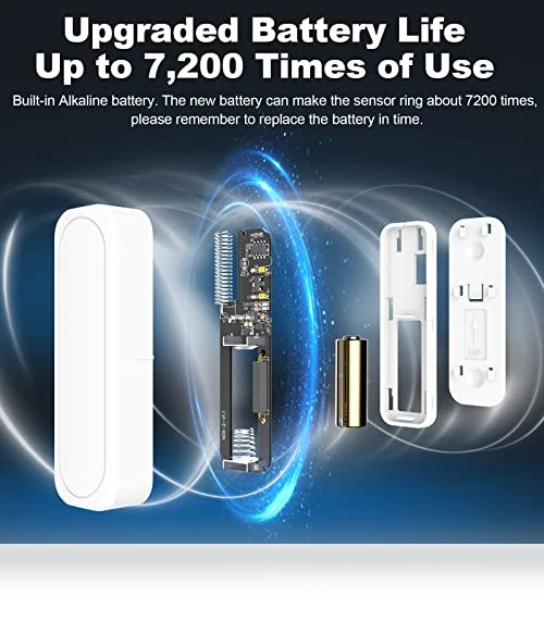 Wireless Door Open Contact Sensor Alarm Chime with 600 FT Range — Chimes, Satisure