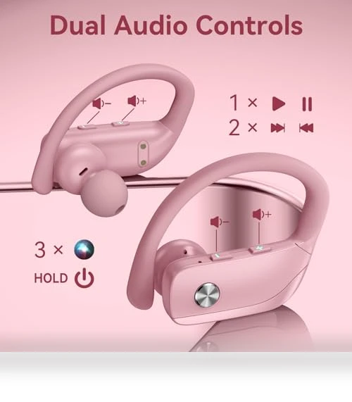 Wireless Earbuds with LED Display — In-Ear Headphones, BMANI