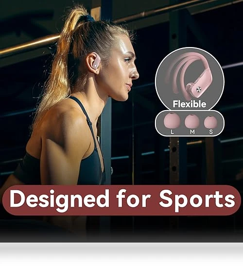 Wireless Earbuds with LED Display — In-Ear Headphones, BMANI