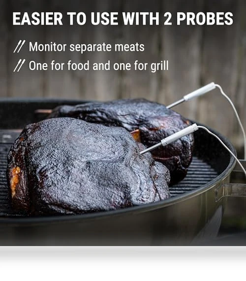 Wireless Meat Thermometer for Grilling and Smoking, 2 Probes Bluetooth — Grill Thermometers, ThermoPro
