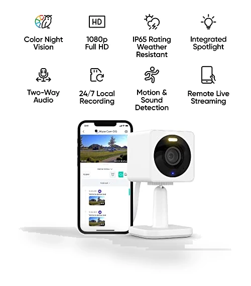 1080p Wi-Fi Smart Home Security Camera — Smart Home Security, Wyze