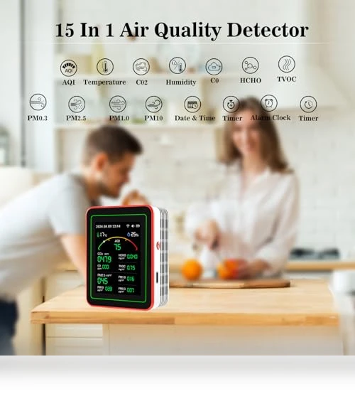 15-in-1 Smart Air Quality Tester — Air Quality Monitors
