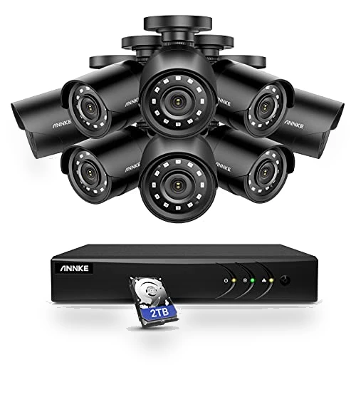 16CH 3K Lite FHD AI Surveillance Security Camera System — Smart Home Security, Annke