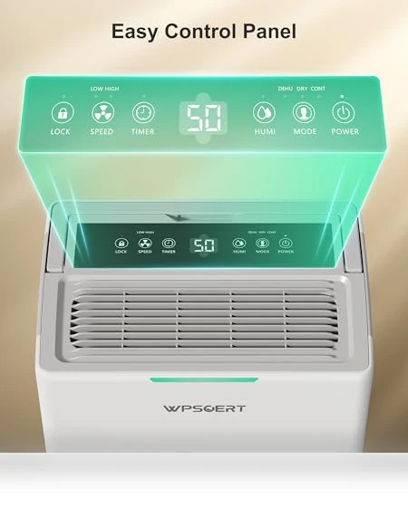 4000 sq.ft Dehumidifier — Air Moisture Control, Wpsoert