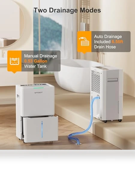 4000 sq.ft Dehumidifier — Air Moisture Control, Wpsoert