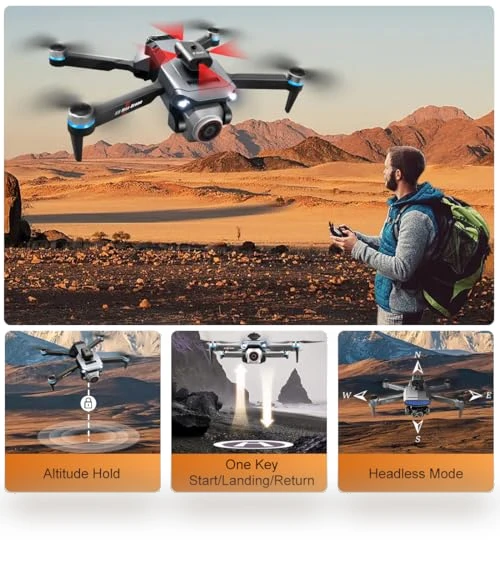 4K Ultra-wide Camera Drone with Real-time Vision Screen — Drones, TRANSLISTING