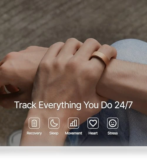 AI Smart Ring with Kalm Patch — Health & Fitness, Bok Healthcare