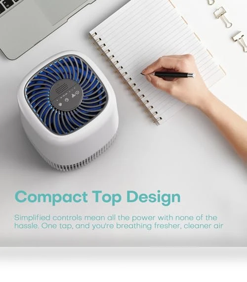 Air Purifier with H13 True HEPA Filter — Activated Carbon Air Purifiers, VOOPNU