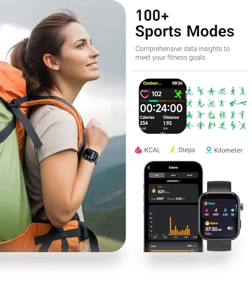 AMOLED Smart Watch — Smartwatches, TOZO