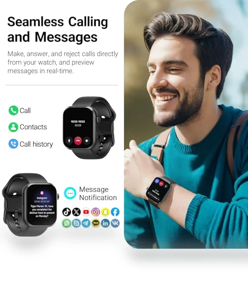 AMOLED Smart Watch — Smartwatches, TOZO