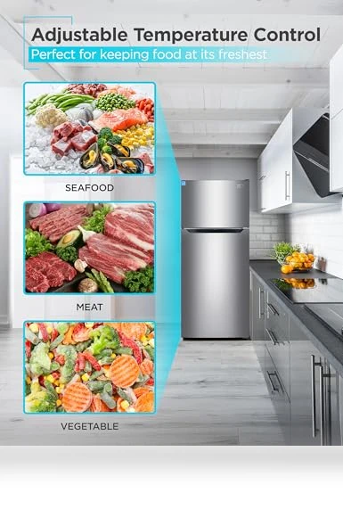 Compact Refrigerator Energy Star Single Door Mini Fridge with Freezer — Mini Fridges, BLACK+DECKER